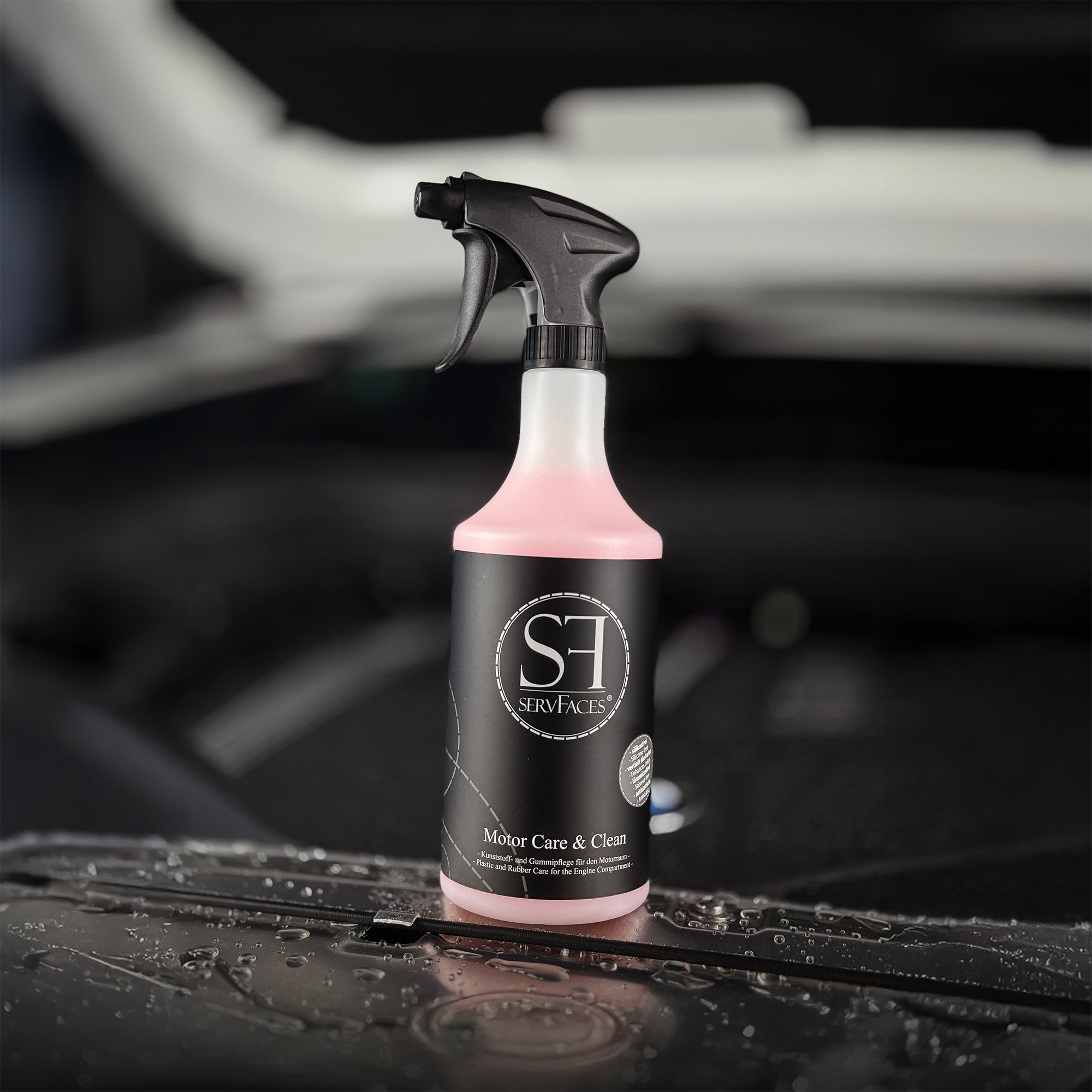 servFaces Motor Care & Clean – for a dirt-resistant and easy-care surface coating with long-lasting protection