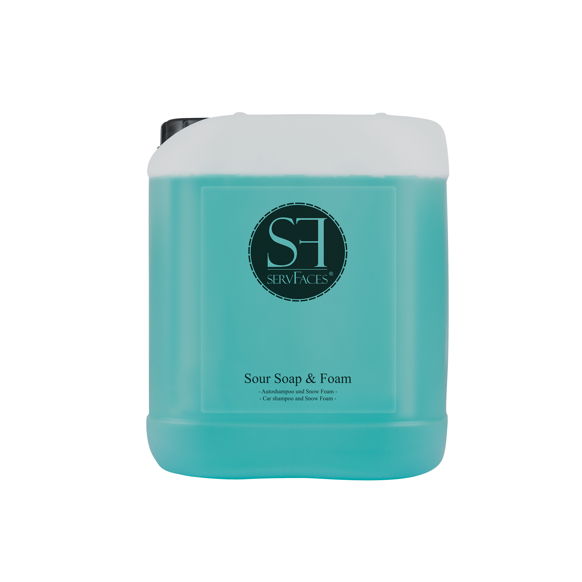 servFaces Sour Soap & Foam - for gentle cleaning of stubborn and common stains on surfaces