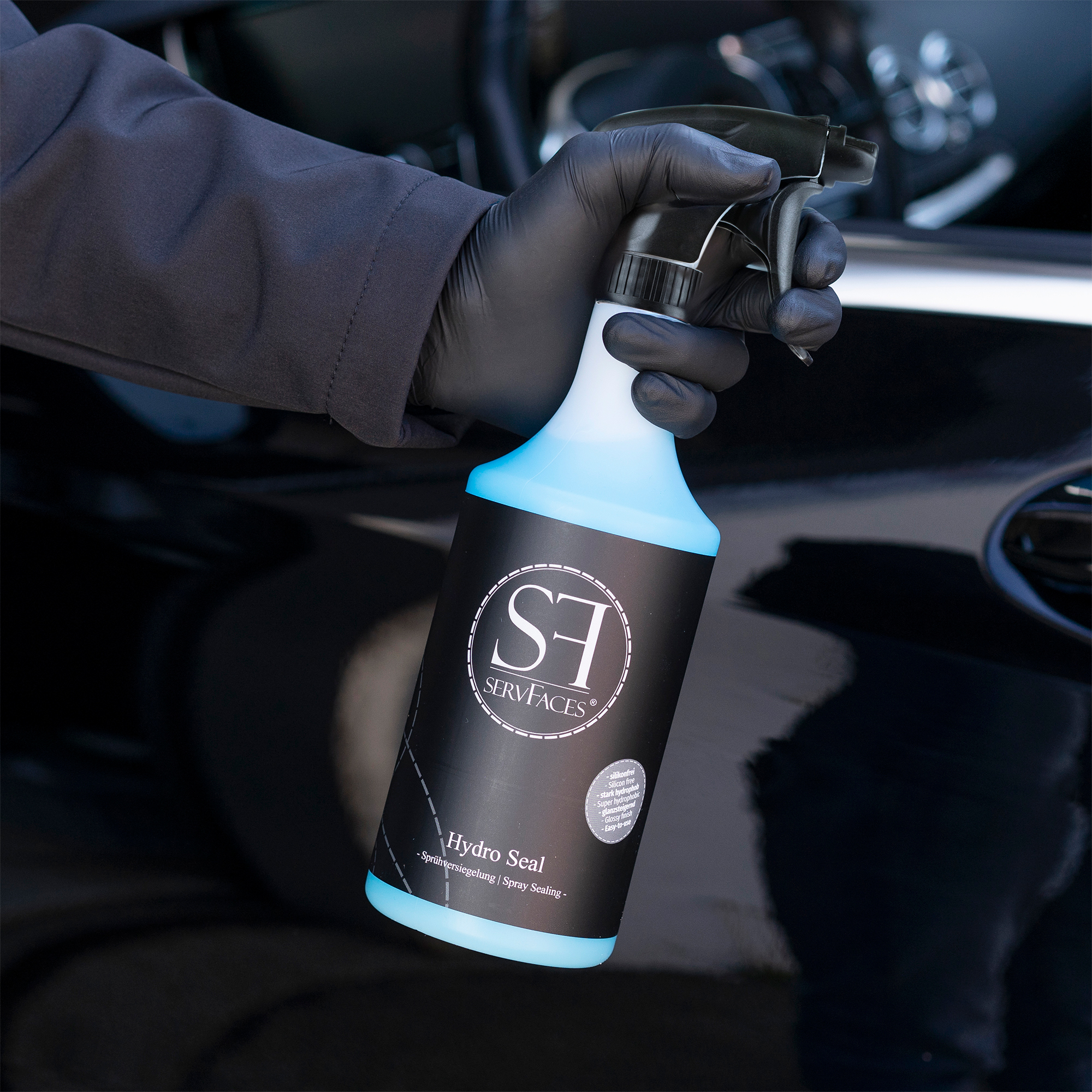 servFaces Hydro Seal - für langanhaltenden, aktiven Konservierungsschutz Ihrer äußeren Fahrzeugoberflächen