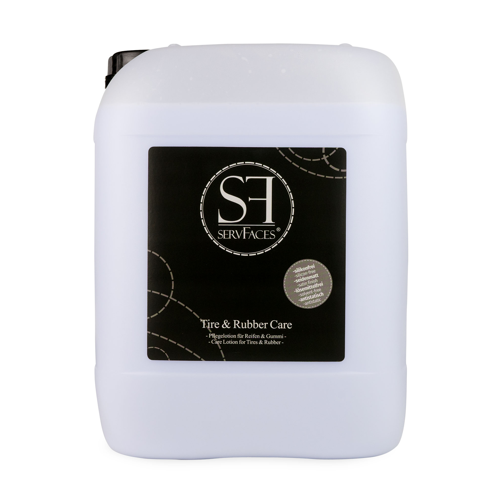 servFaces Tire & Rubber Care - für langanhaltenden, aktiven Konservierungsschutz Ihrer äußeren Fahrzeugoberflächen