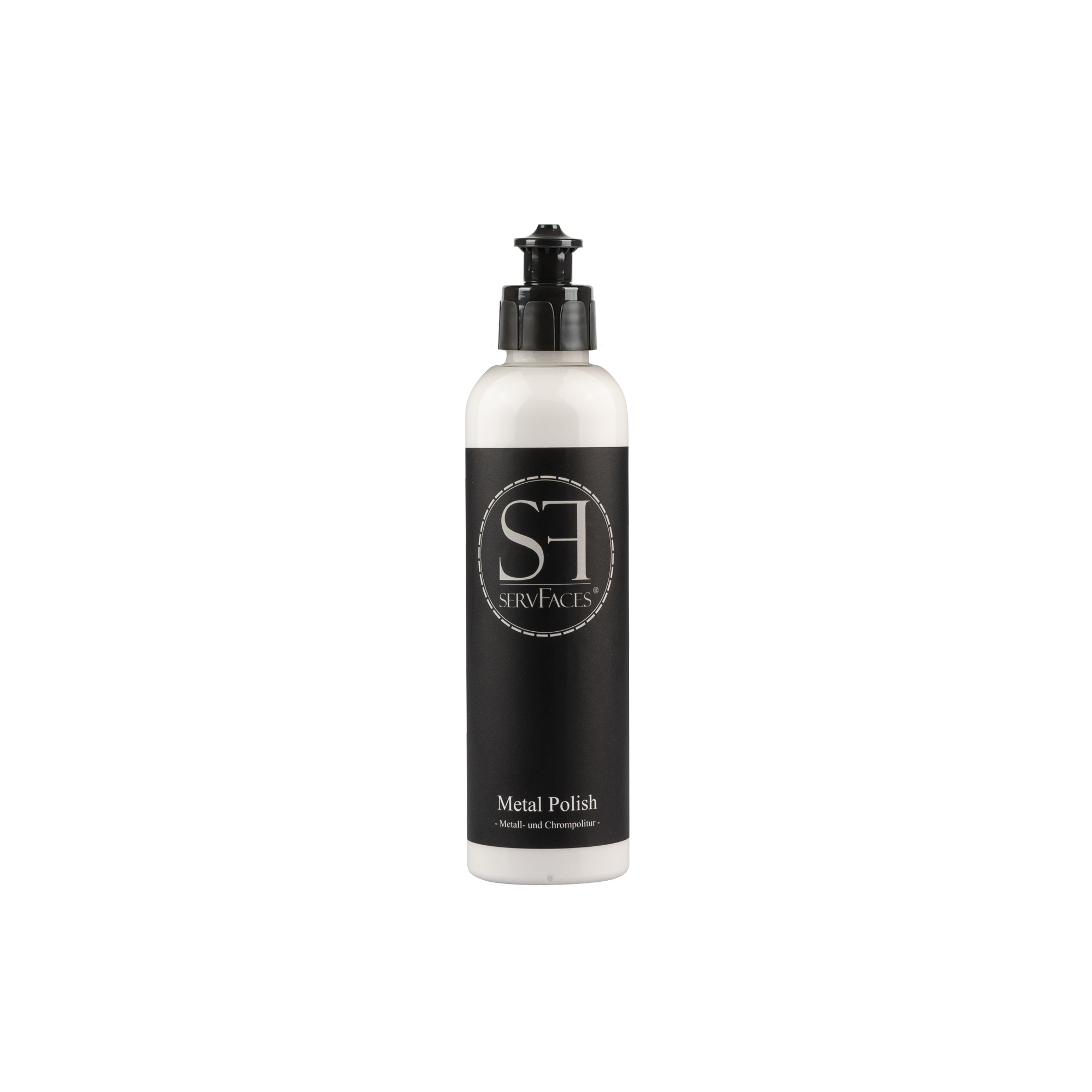 servFaces - Metal Polish 150 ml Gebinde - Mikroschleifpaste für zahlreiche Metalloberflächen servFaces Metal Polish – for professional treatment of stressed and worn surfaces