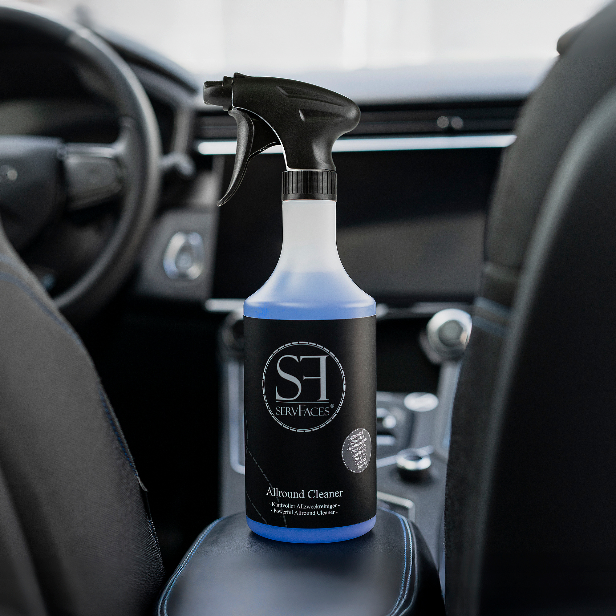 servFaces Allround Cleaner - für die schonende Reinigung von hartnäckigen und gewöhnlichen Verschmutzungen auf Oberflächen