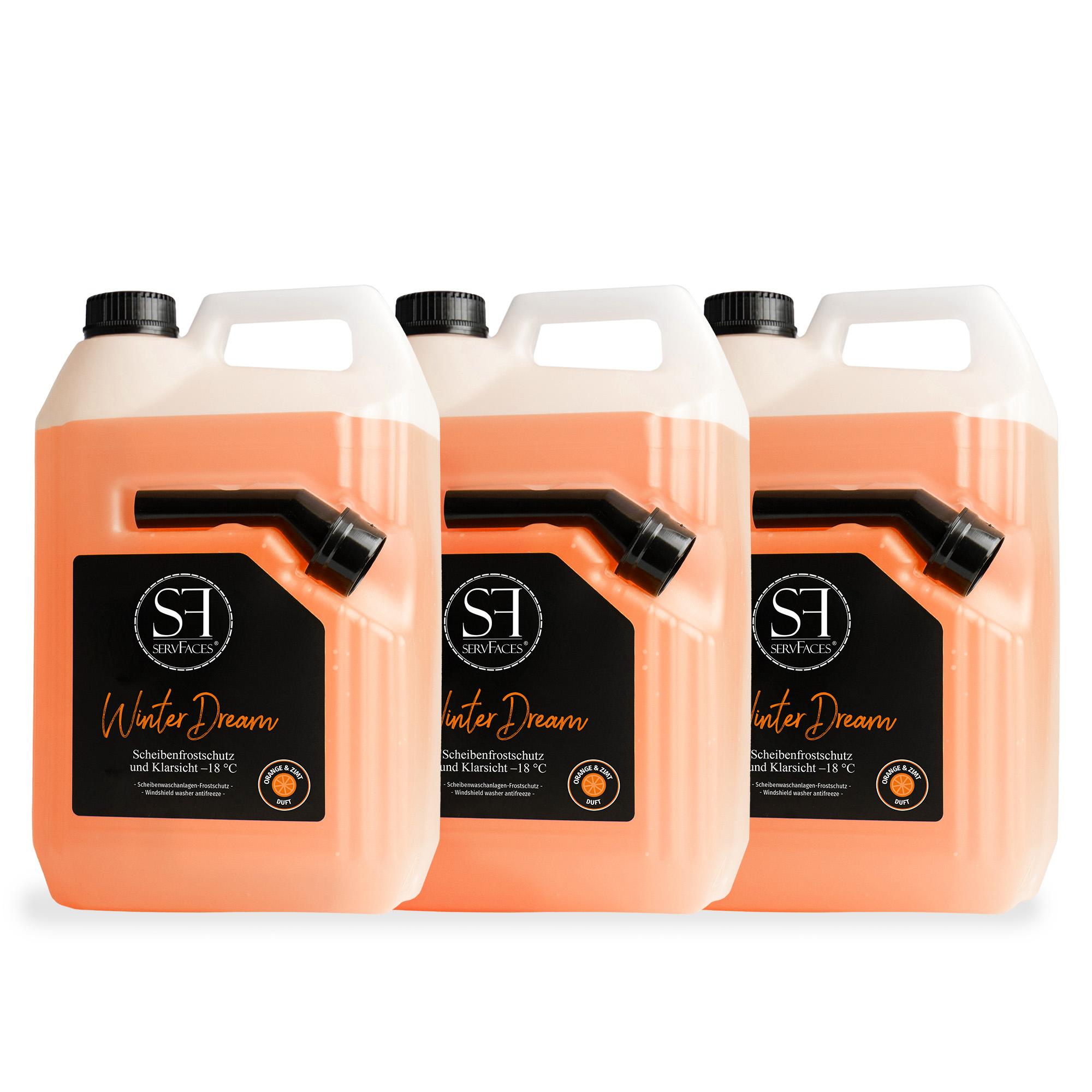 Scheibenfrostschutz und Klarsicht -18°C Winter Dream - 3 x 5 Liter