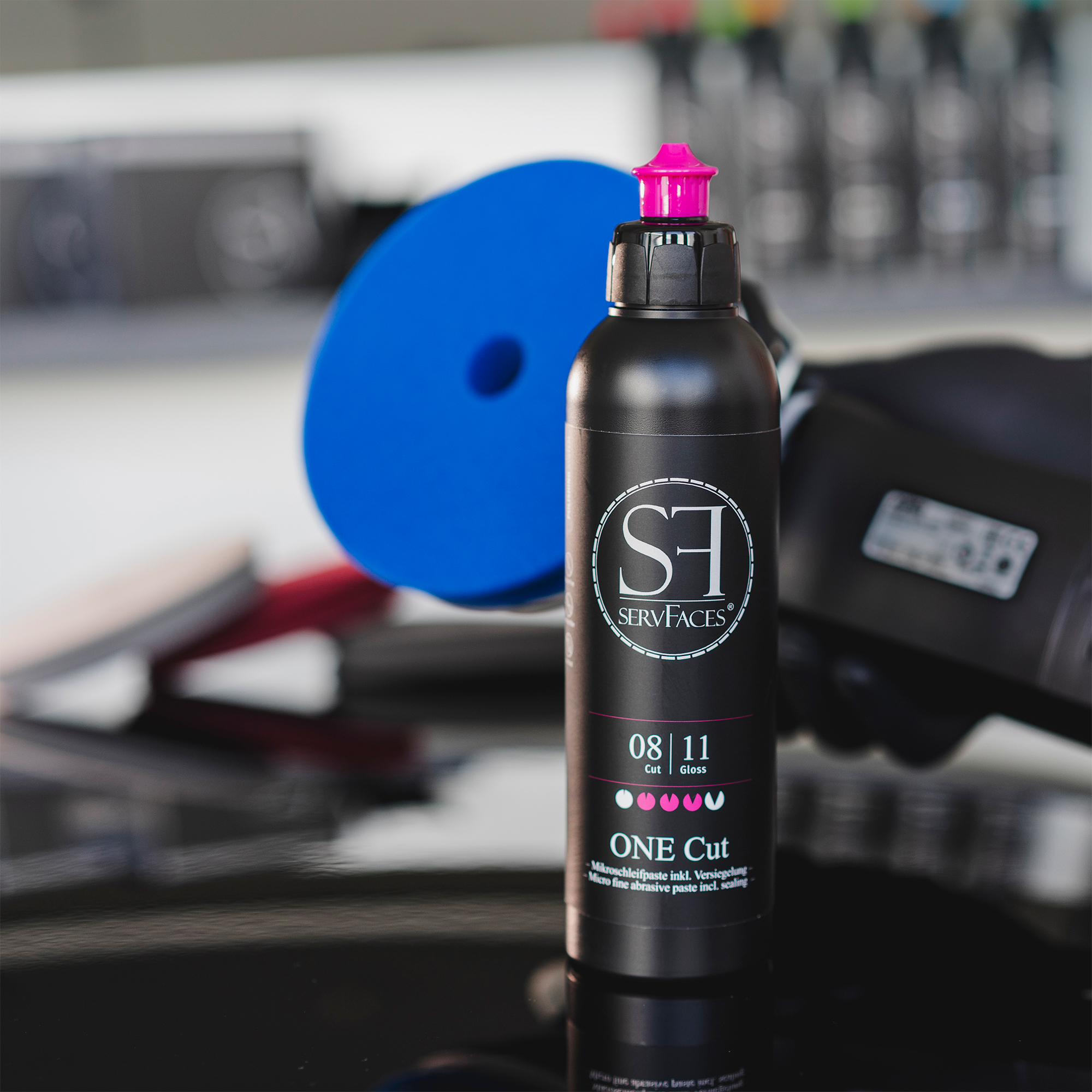 servFaces ONE Cut  - für die professionelle Aufbereitung von beanspruchten und strapazierten Oberflächen