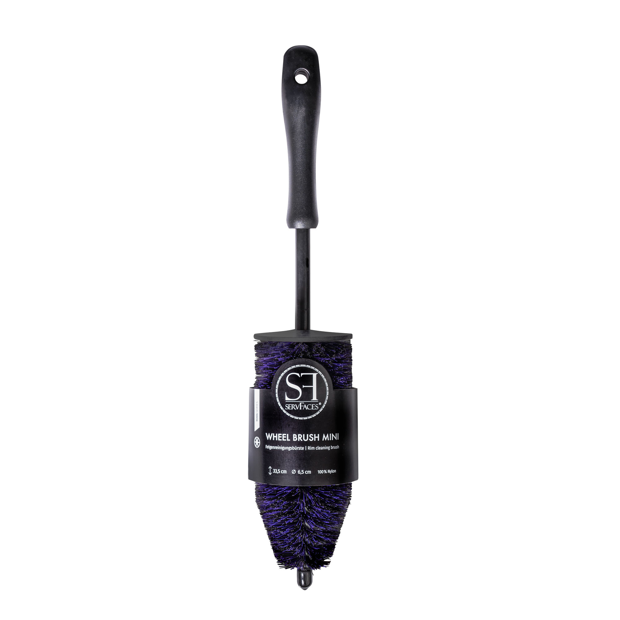 servFaces - Wheel Brush - Felgenreinigungsbürste servFaces Wheel Brush - für die schonende Reinigung von hartnäckigen und gewöhnlichen Verschmutzungen auf Oberflächen