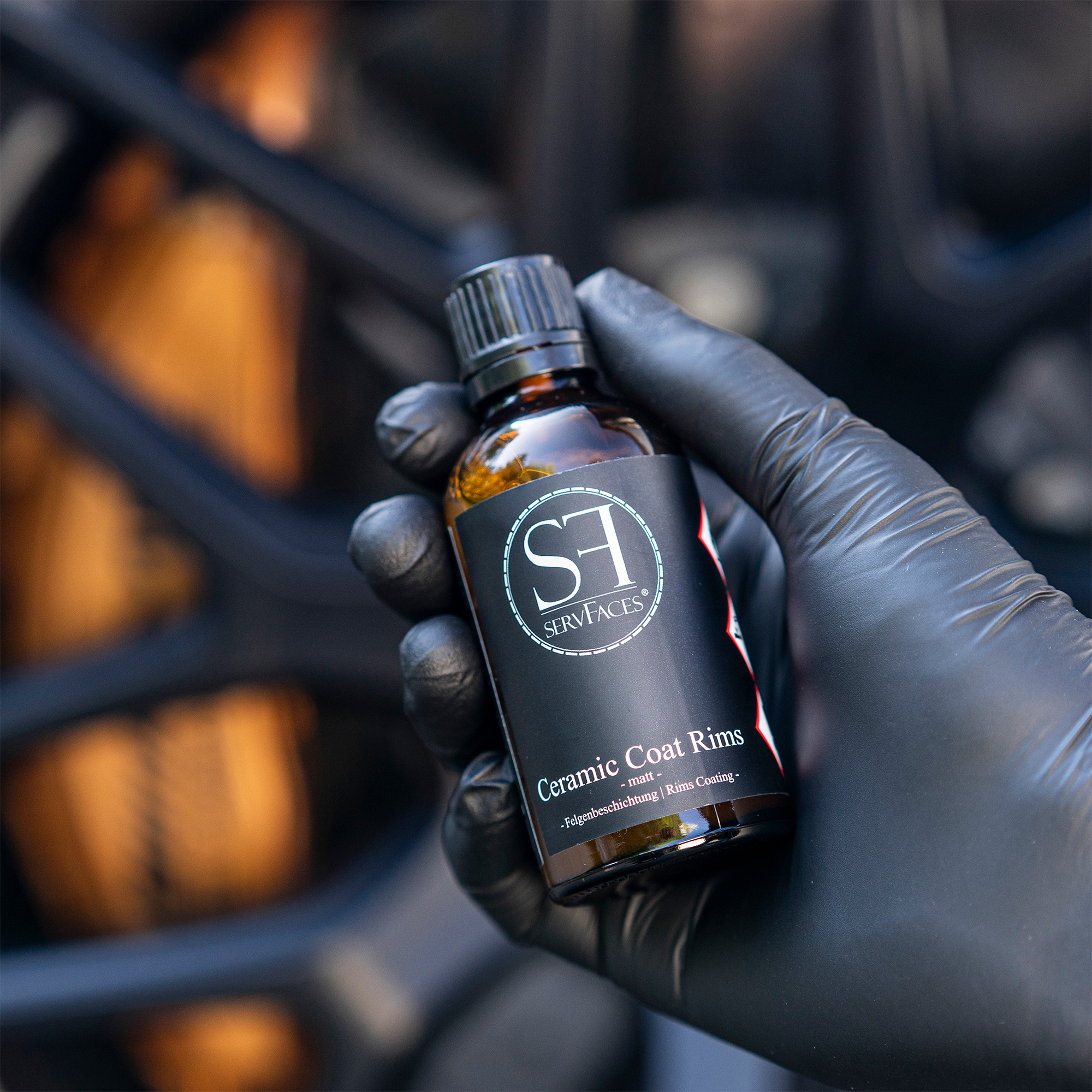 servFaces Ceramic Coat Rims - matt - für eine schmutzresistente und pflegeleichte Oberflächenbeschichtung mit lang anhaltendem Schutz