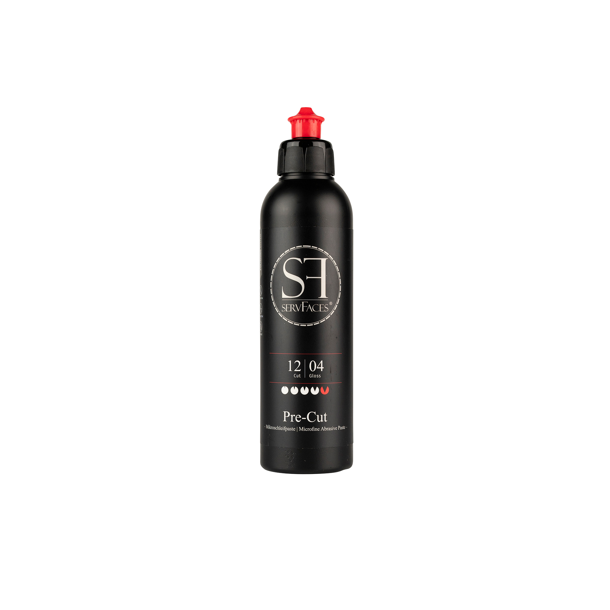 servFaces - Pre-Cut - Professionelle Lackpolitur Schleifpaste - 250 ml servFaces Pre-Cut – for professional preparation of stressed and worn surfaces