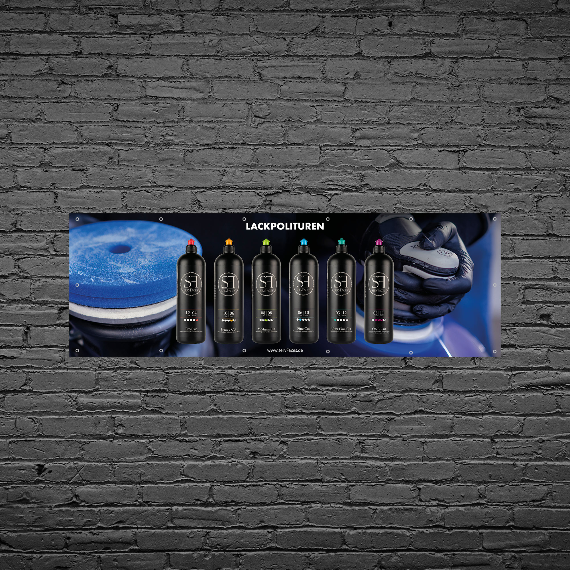 servFaces Werbebanner - so kann jeder sehen, dass Sie auf servFaces als Pionier der Oberflächenveredelung vertrauen