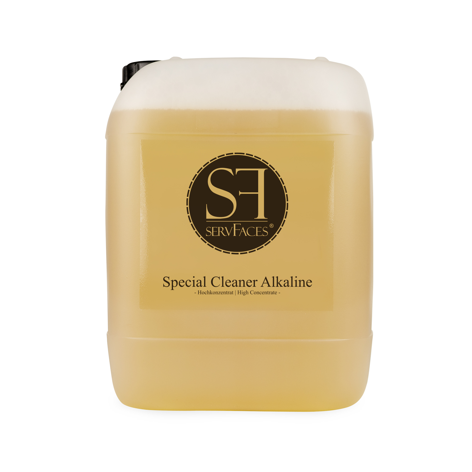 servFaces Special Cleaner Alkaline - for gentle cleaning of stubborn and common soiling on surfaces