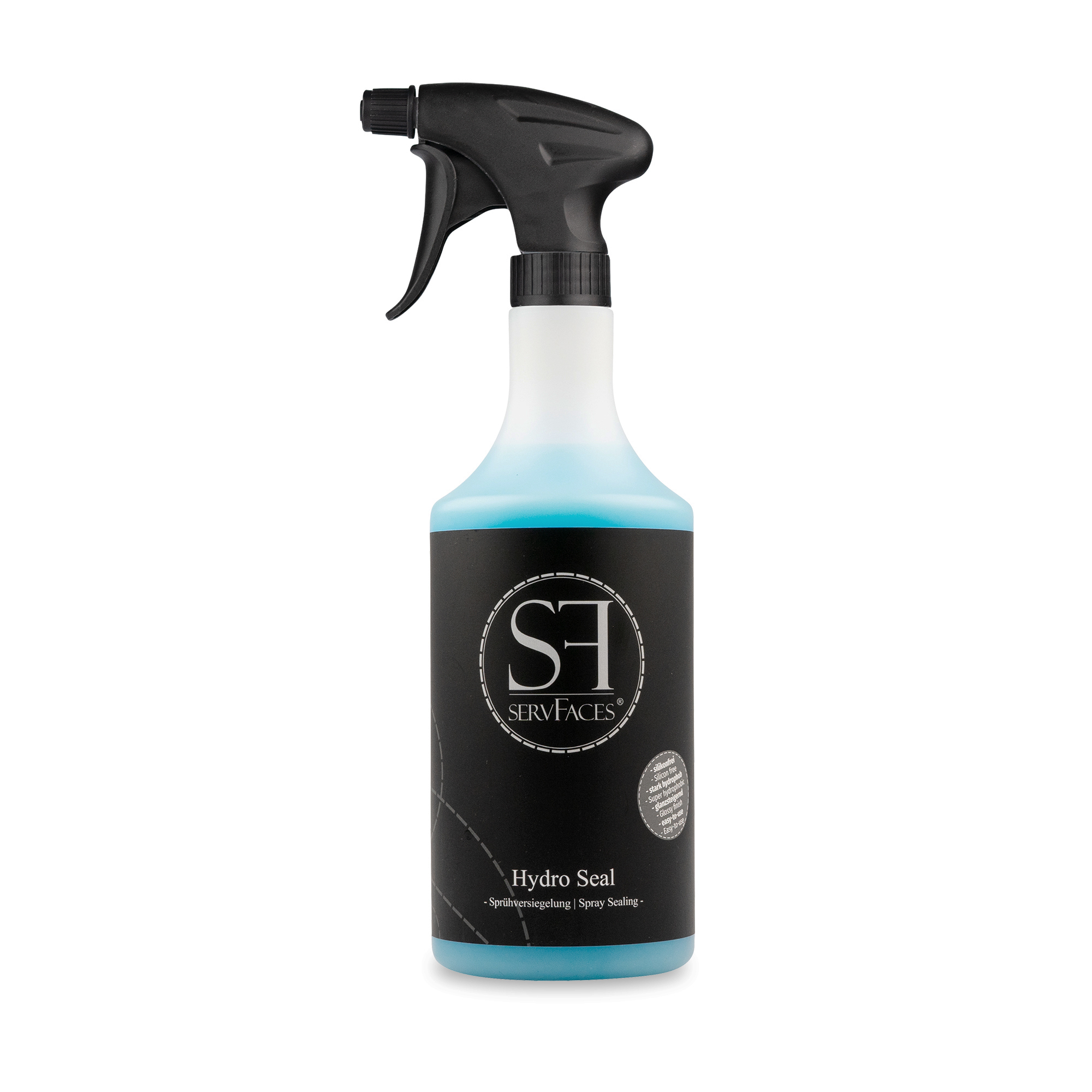 servFaces Hydro Seal im 750 ml Gebinde mit Sprühkopf servFaces Hydro Seal - für langanhaltenden, aktiven Konservierungsschutz Ihrer äußeren Fahrzeugoberflächen