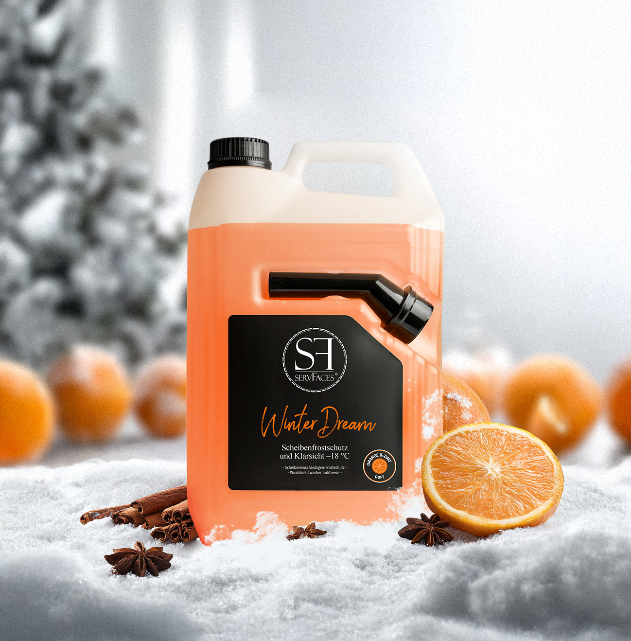 Scheibenfrostschutz und Klarsicht -18°C Winter Dream